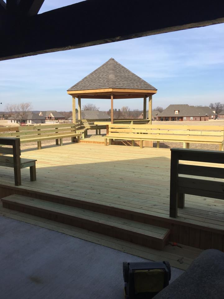 Construction project showing quality workmanship