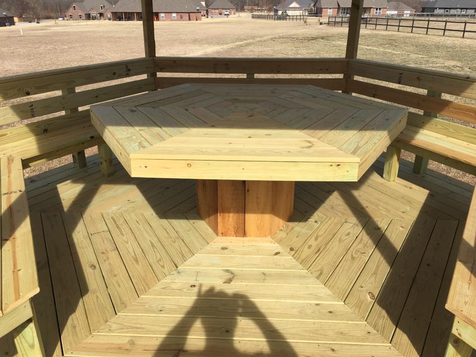 Custom deck construction project